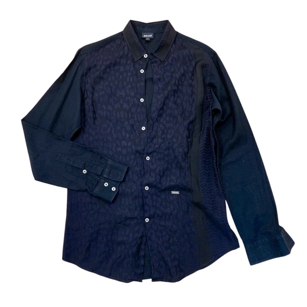 Just Cavalli mens Italian size 50 M button down shirt